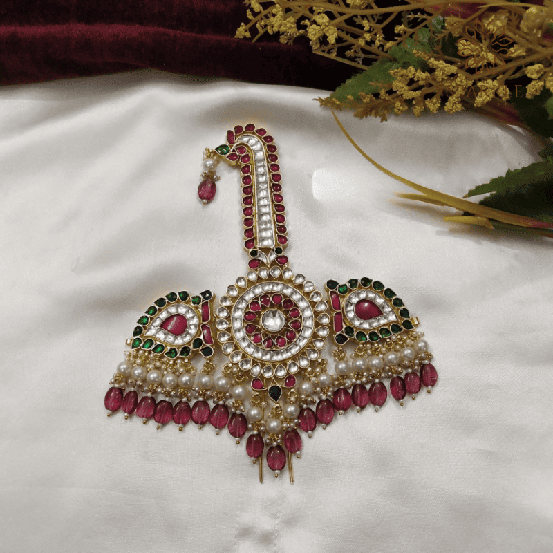 Royal Groom Kalangi in Pachi Kundan with Ruby & Emerald Stones – The Sparkle Jewellery – Worldwide Shipping